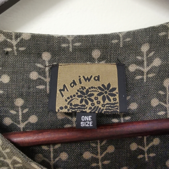 Linen sustainable made button up shirt M - Picture 3 of 3